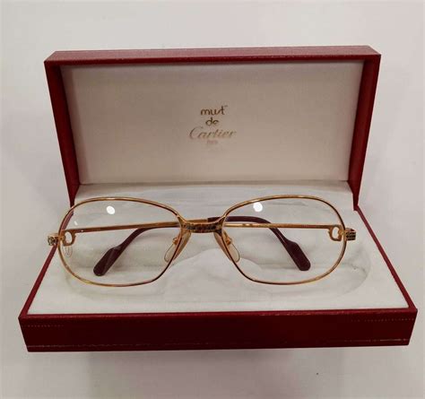 cartier jaguar glasses|vintage Cartier panthere glasses.